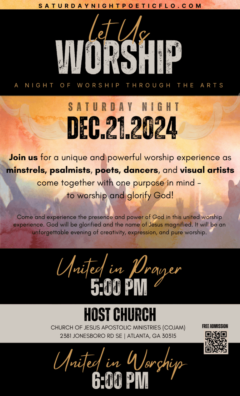 A Night of Worship Flyer 12.21.2024