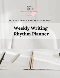 Weekly Writing Rhythm Planner